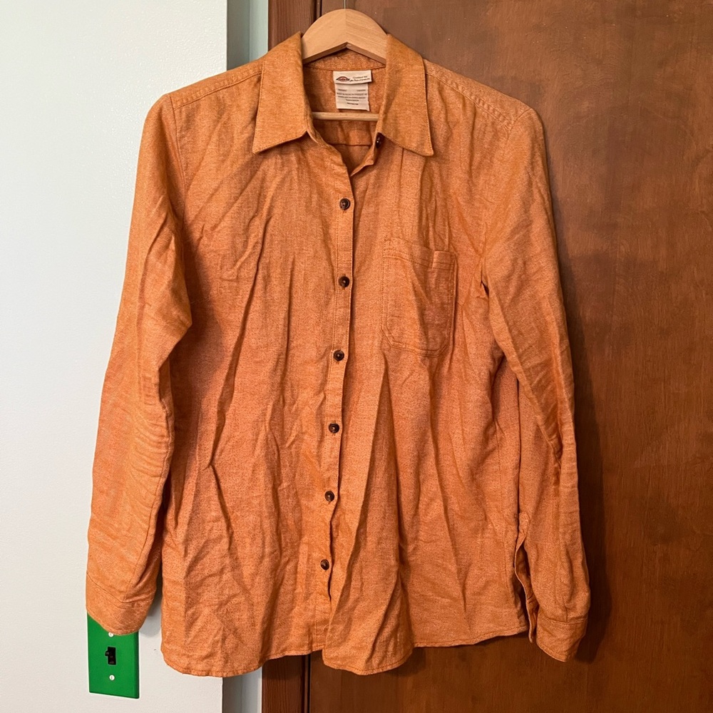 Dickies womens flannel button up